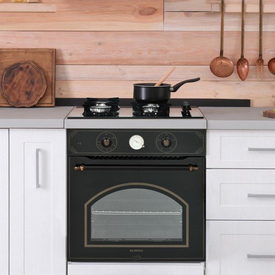 Kumtel B66-SF2(AT) 4PRO Rustic Black Фурна за вграждане