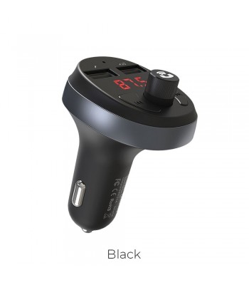 Hoco E41 In-Car Audio Wireless FM Black Трансмитер