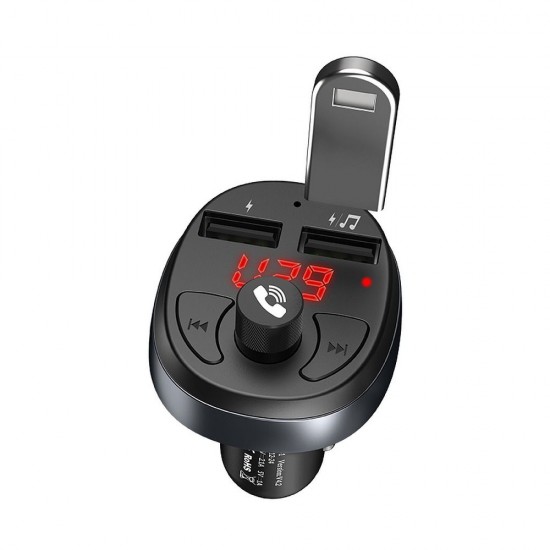 Hoco E41 In-Car Audio Wireless FM Black Трансмитер