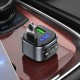 Hoco E67 Fighter QC3.0 Car BT FM Black Трансмитер