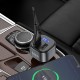 Hoco E67 Fighter QC3.0 Car BT FM Black Трансмитер