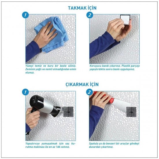 Tekno-Tel Easy Fix EF.252 Двойнозалепваща закачалка за баня
