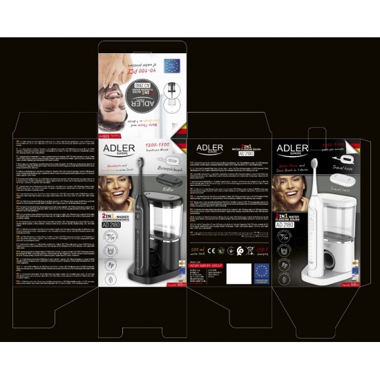 Adler AD 2180 Black Електрическа четка за зъби