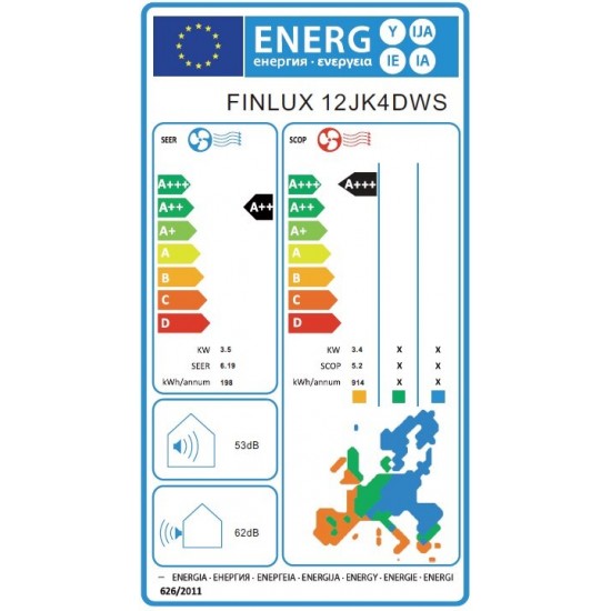 Finlux 12JK4DWS Климатик