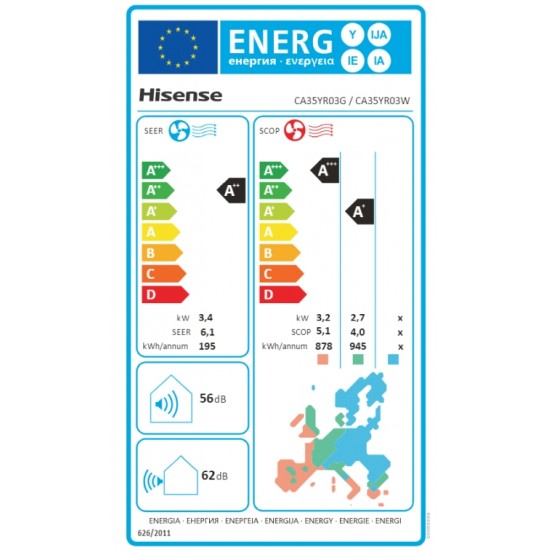 Hisense Easy Smart CA35YR03 Климатик