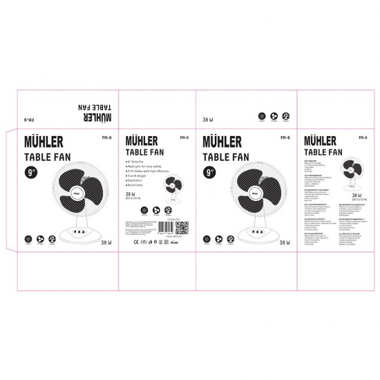 Muhler FM-9 Вентилатор