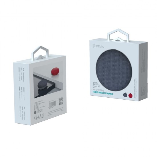 Devia Kintone Series 346156 Fabric Wireless Grey DV0084 Музикална колона