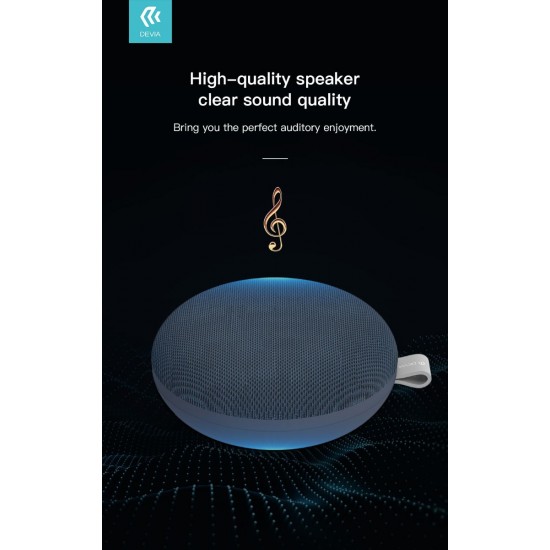 Devia Kintone Series 346156 Fabric Wireless Grey DV0084 Музикална колона