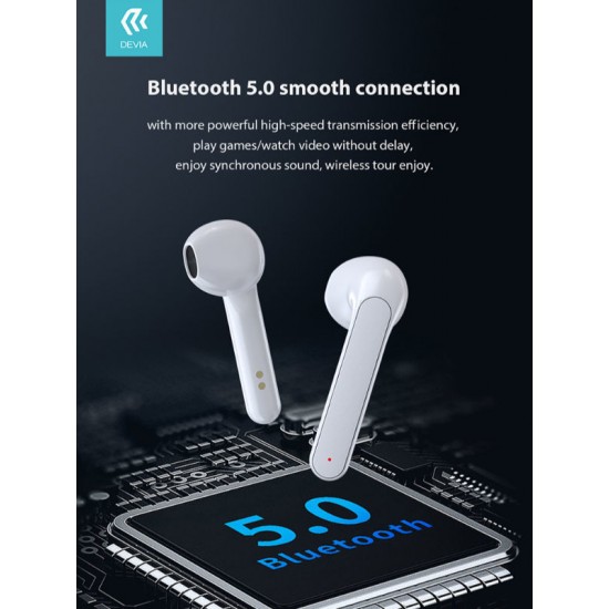 Devia 343308 Joy A3 Series TWS Wireless Blue DV0112 Слушалки