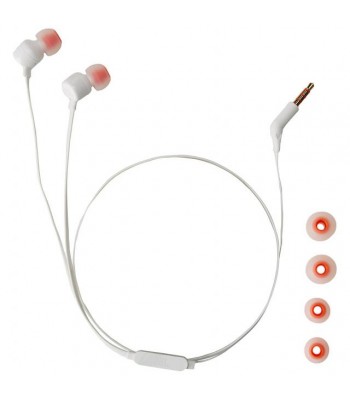 JBL T110 White Слушалки