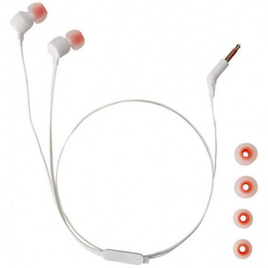 JBL T110 White Слушалки