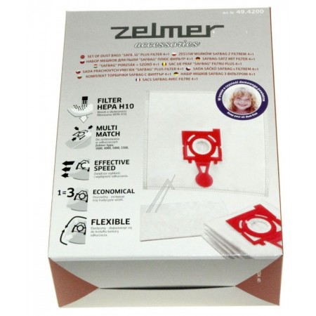 Invest ZMR10 синтетични торби за Zelmer IZ-49.4220