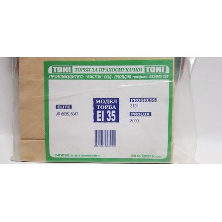 Toni EI35 Торбички за прахосмукачка