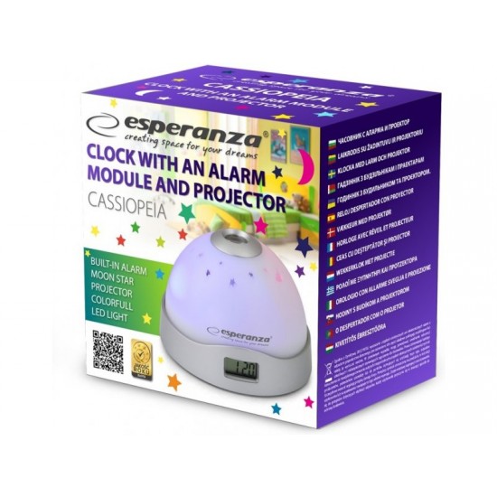 Esperanza Cassiopeia EHC001 Часовник с проектор и аларма