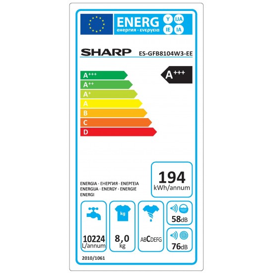Sharp ES-GFB8104W3