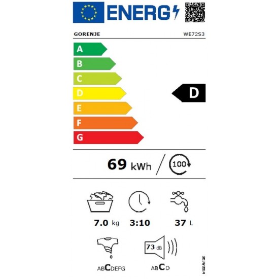 Gorenje WE 72 S3 Пералня