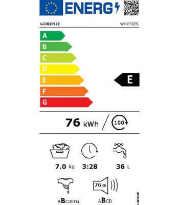 Gorenje WHP72ES Пералня