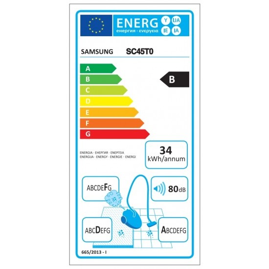 Samsung VCC45T0S3R/BOL Прахосмукачка