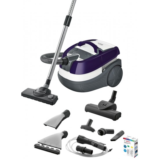 Bosch BWD41740 Purple White Прахосмукачка 3 в 1