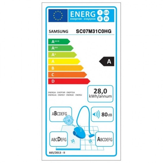 Samsung VC07M31C0HG Прахосмукачка