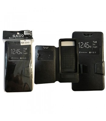 Universal Activ 5,5"-6,0" хоризонтален кожен black