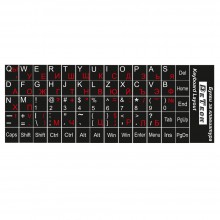 De Tech 17030 Black Букви за кирилизация