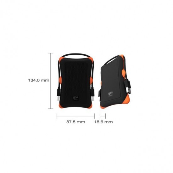Silicon Power Armor A30 1TB Black Външен Хард диск