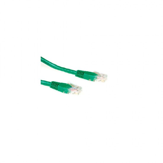 Ewent IM8702 CAT6 U/UTP GN CCA 2.00m. Green Мрежов кабел