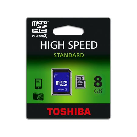 Toshiba MicroSDHC 8GB class 4 Преносима памет