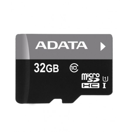 Adata MicroSDHC 32GB class 10 + adapter Преносима памет