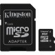 Kingston MicroSD 8GB class 4 + adapter Преносима памет
