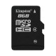 Kingston MicroSD 8GB class 4 + adapter Преносима памет