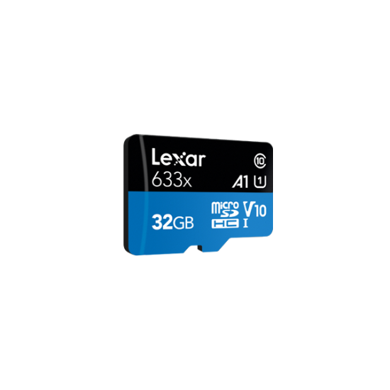 Lexar MicroSDHC UHS-1 32GB Class 10 Blue Series + Adapter Преносима памет
