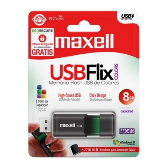 Maxell USB Flix 8GB Преносима памет