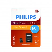 Philips MicroSD 16GB class 10 Преносима памет Philips MicroSD 16GB class 10 Преносима памет