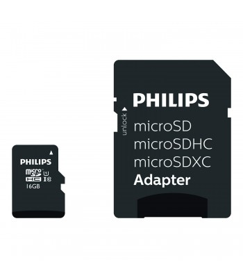 Philips MicroSD 16GB class 10 Преносима памет