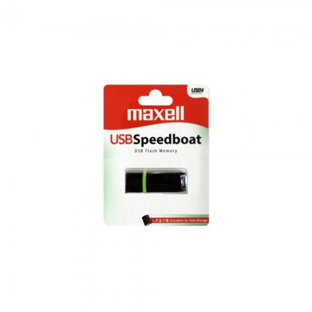 Maxell Speedboat 4GB 2.0 Black Преносима памет