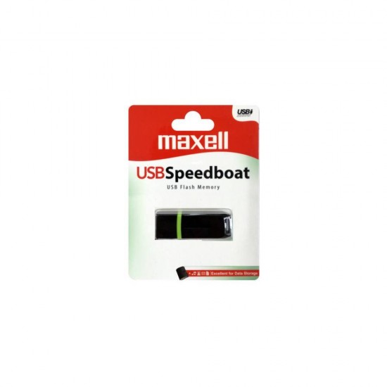 Maxell Speedboat 4GB 2.0 Black Преносима памет