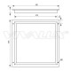 Vivalux VIV004115 SOLO LED 40W 4000K WH/CL