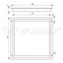 Vivalux VIV004115 SOLO LED 40W 4000K WH/CL