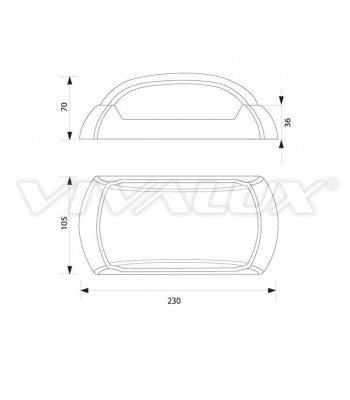 Vivalux VIV004082 Capri/o 12W WH аплик