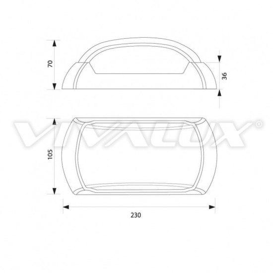 Vivalux VIV004082 Capri/o 12W WH аплик