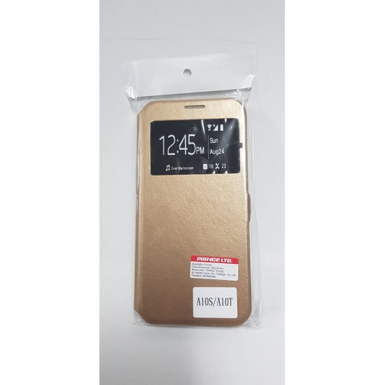 Samsung A10s Leather gold