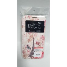 Samsung A10 Leather with picture Eifel tower