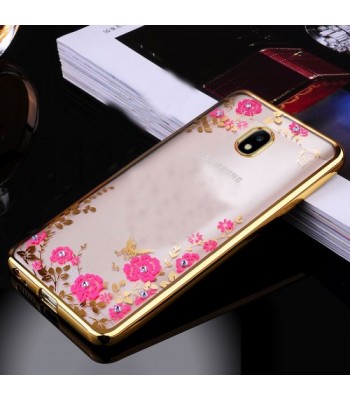 Samsung A40 TPU Diamonds rose gold