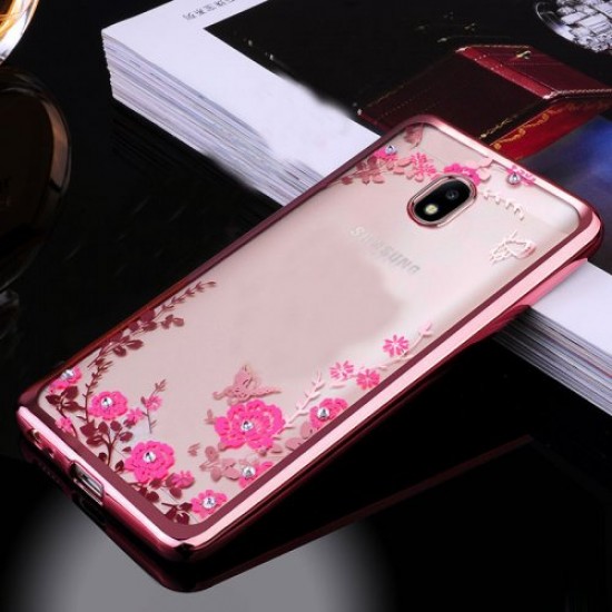 Samsung A40 TPU Diamonds rose gold