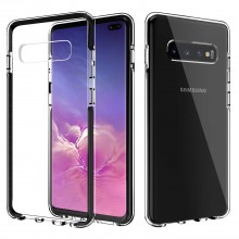 Samsung S10 TPU Crystal Clear black cant
