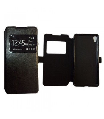 Samsung J7 2016 хоризонтален кожен black