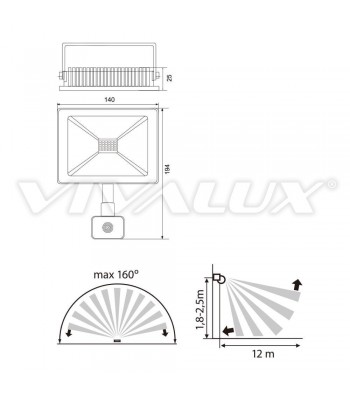 Vivalux (3975) Nyx LED Прожектор