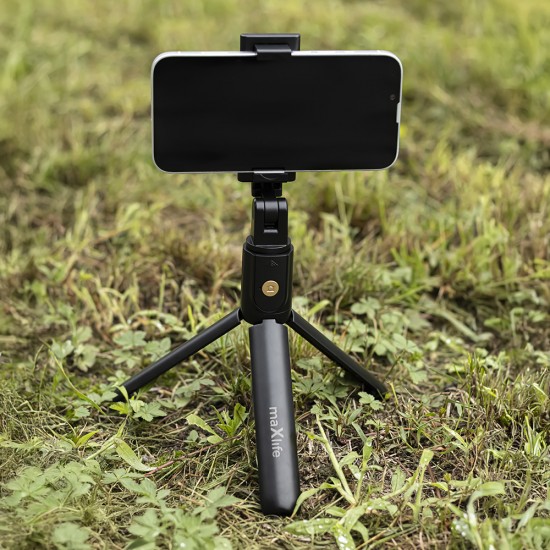 Аксесоари за Смартфони - Maxlife MXST-100 Black Селфи стик